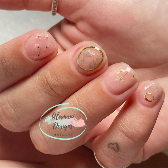 Alamani Designs Other - Custom gel press-on nails made by artisan set